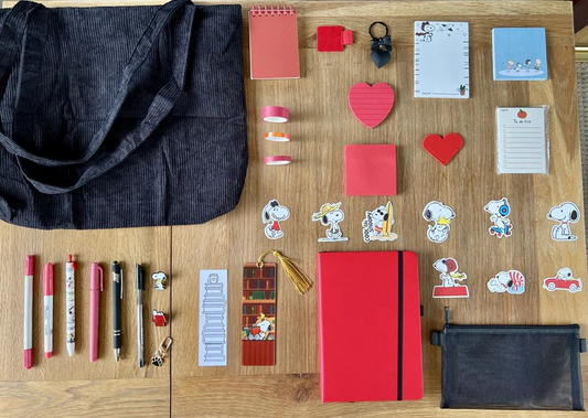 15-18 Item Bundle in red featuring Snoopy.