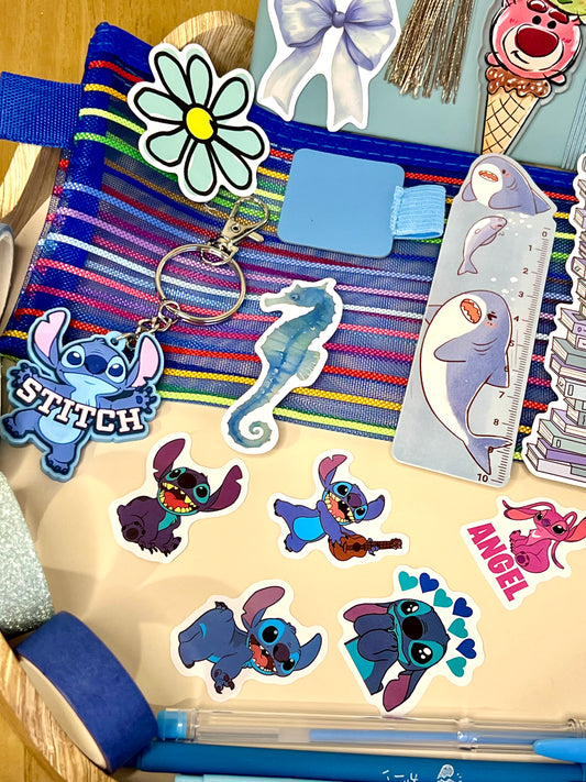 Blue Stitch 15-18 item Stationery bundle